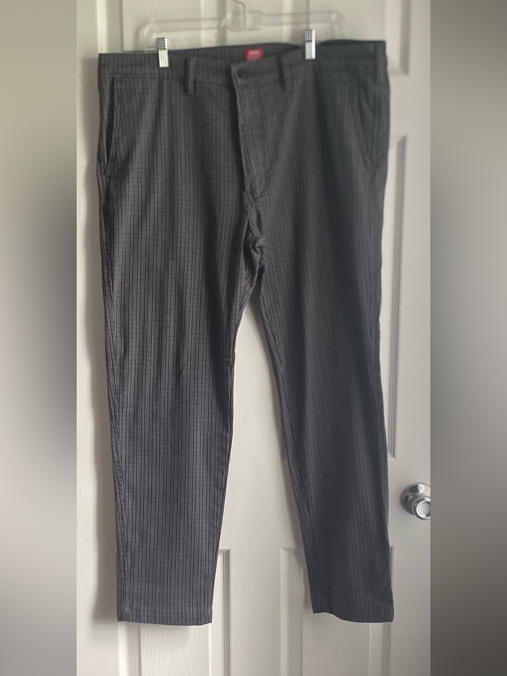 Levi's Gray Pinstripe Dress Pants